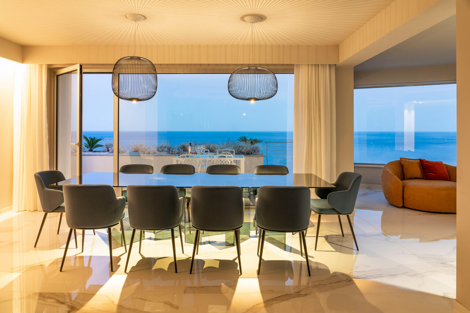 Contemporary Oceanview Villa | Sicily image 37 | Only on SopranoVillas