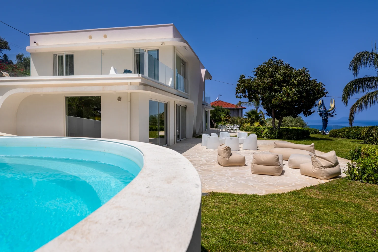 Modernist Seaview Villa | Sicily image 2 | Only on SopranoVillas