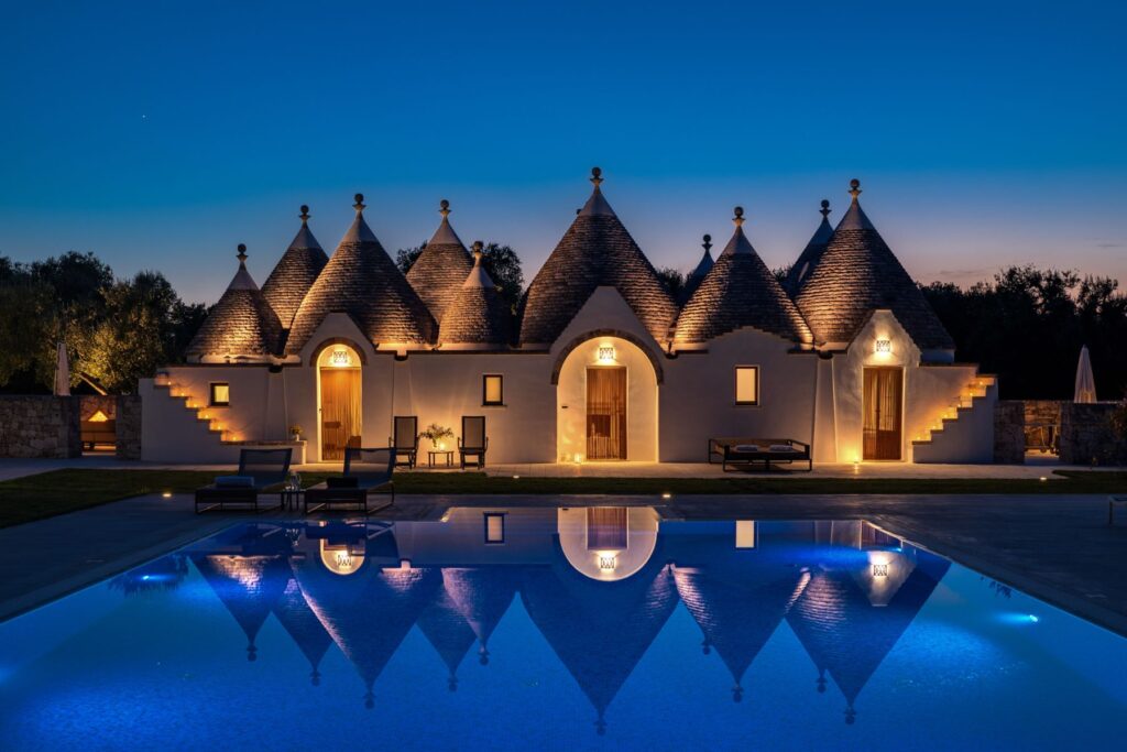 Twin Courtyard Trulli