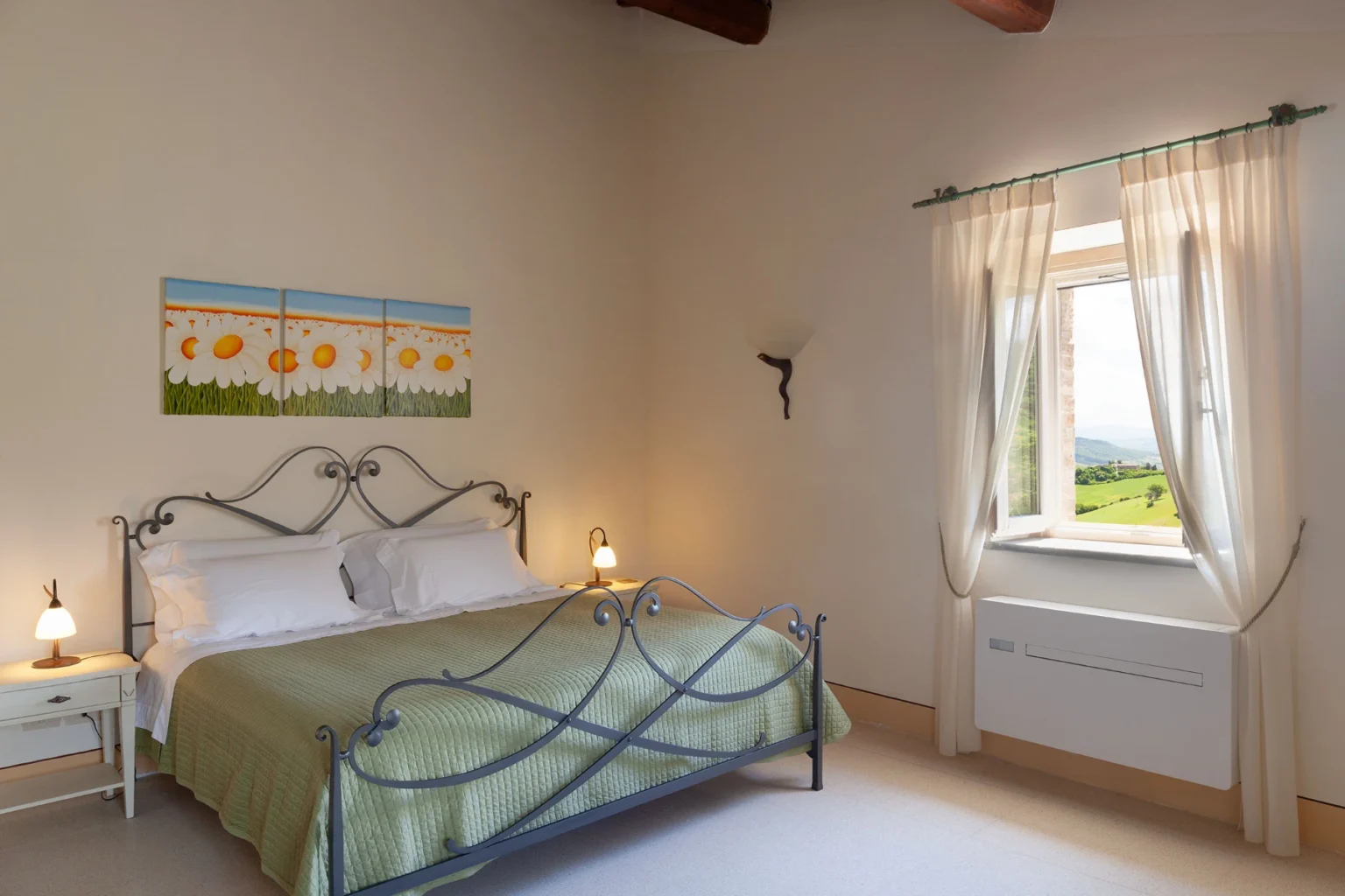 Bisenzio_Elegant_Farmhouse_Double_Bedroom_Countryside_Views.webp | Only on SopranoVillas