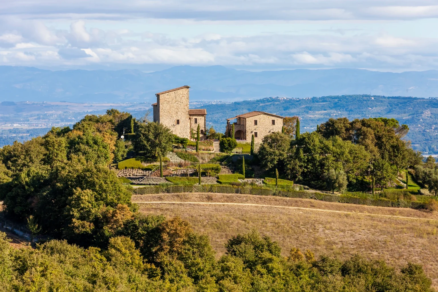Bisenzio_Historic_Tower_Aerial_View_Historic_Estate.webp | Only on SopranoVillas